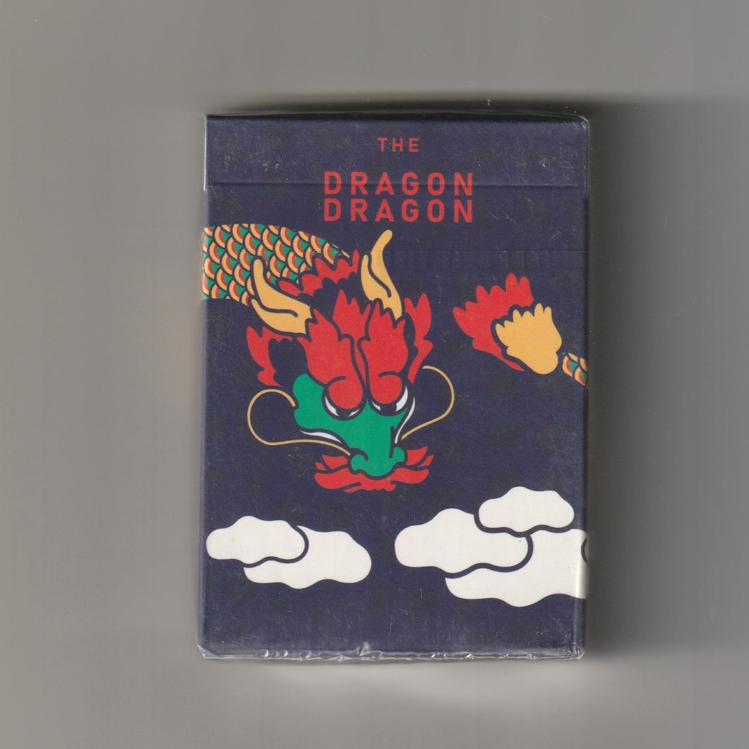 Blue Dragon God Playing Cards
