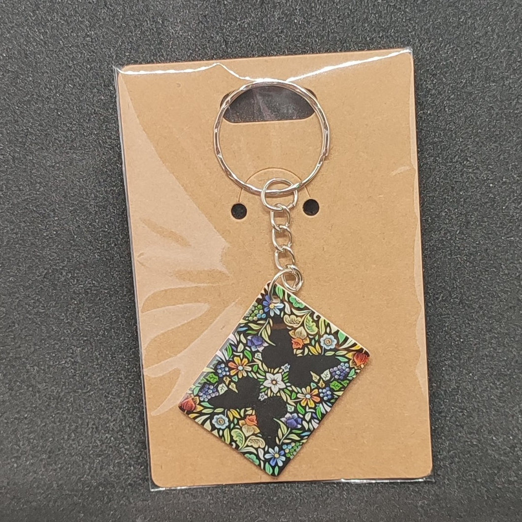 Butterfly Spring Keychain