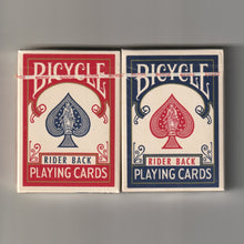 Load image into Gallery viewer, Vintage Bicycle Rider Back (Blue Seal) Playing Cards Set
