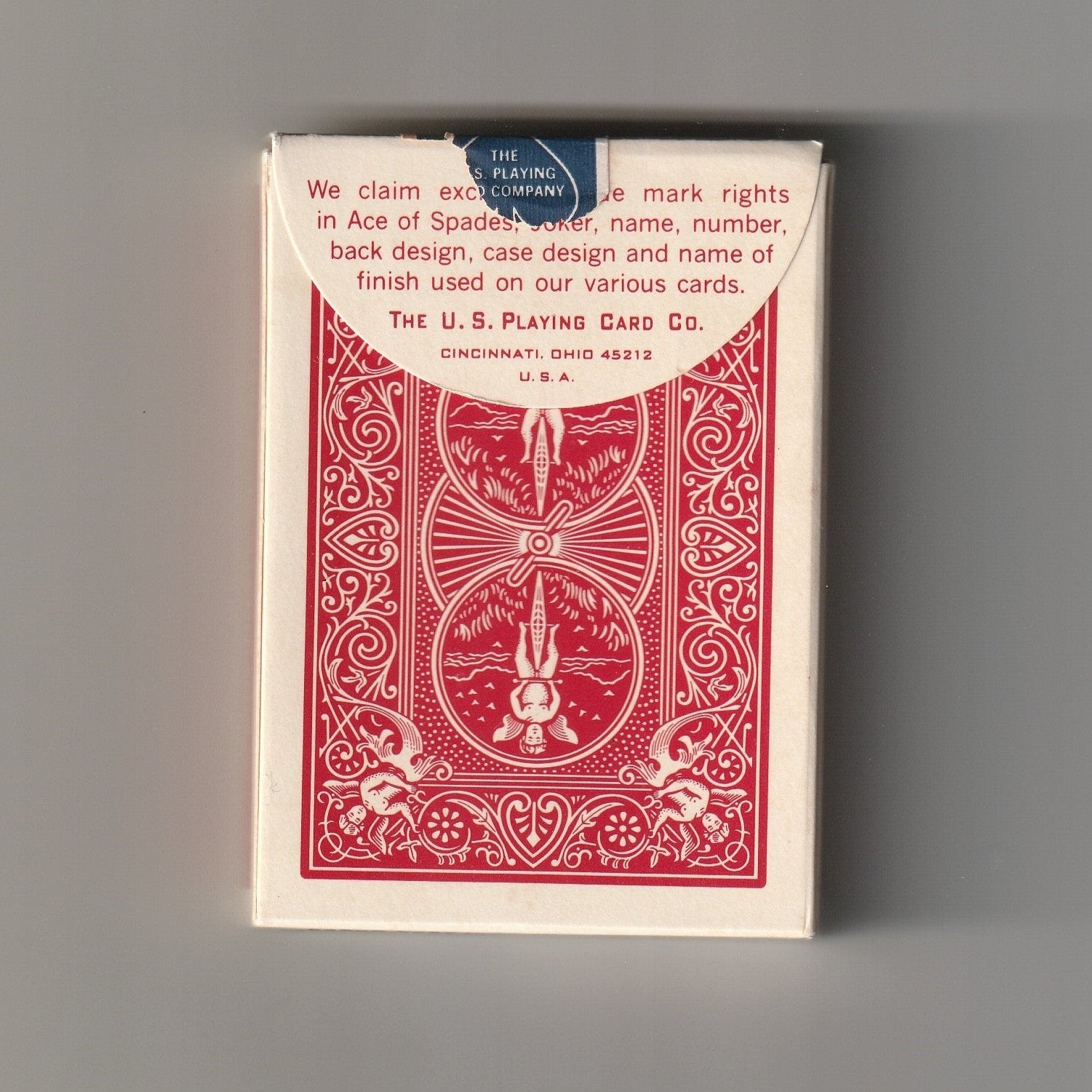 Bicycle Faded Blue Seal Deck Cincinnati Ohio Playing Cards Magic Makers USPCC Bicycle Faded Blue Seal Deck Cincinnati Ohio Playing Cards Magic Makers USPCC