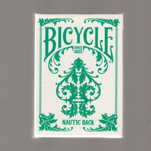 Load image into Gallery viewer, Bicycle Green Nautic Back Playing Cards
