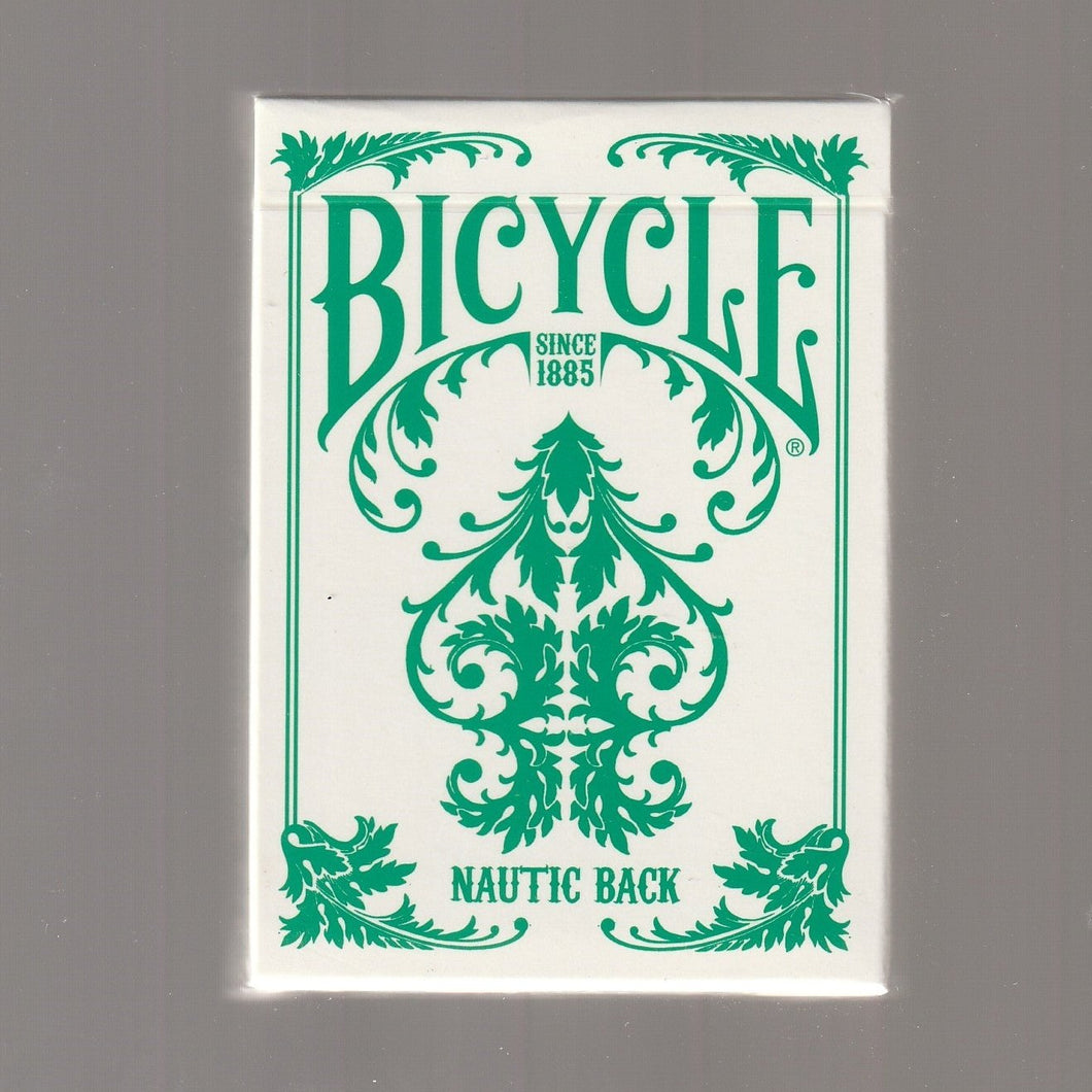 Bicycle Green Nautic Back Playing Cards