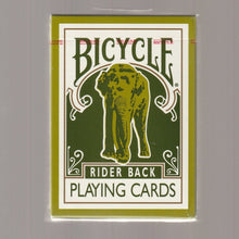 Load image into Gallery viewer, Bicycle Green Elephant Tsunami Playing Cards
