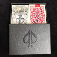 Load image into Gallery viewer, David Blaine Split Spades Lions Signed Playing Cards Box Set
