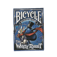 Load image into Gallery viewer, Bicycle White Rabbit (Blue edition) Playing Cards
