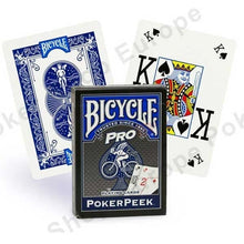 Load image into Gallery viewer, Bicycle Pro Pokerpeek Playing Cards Set
