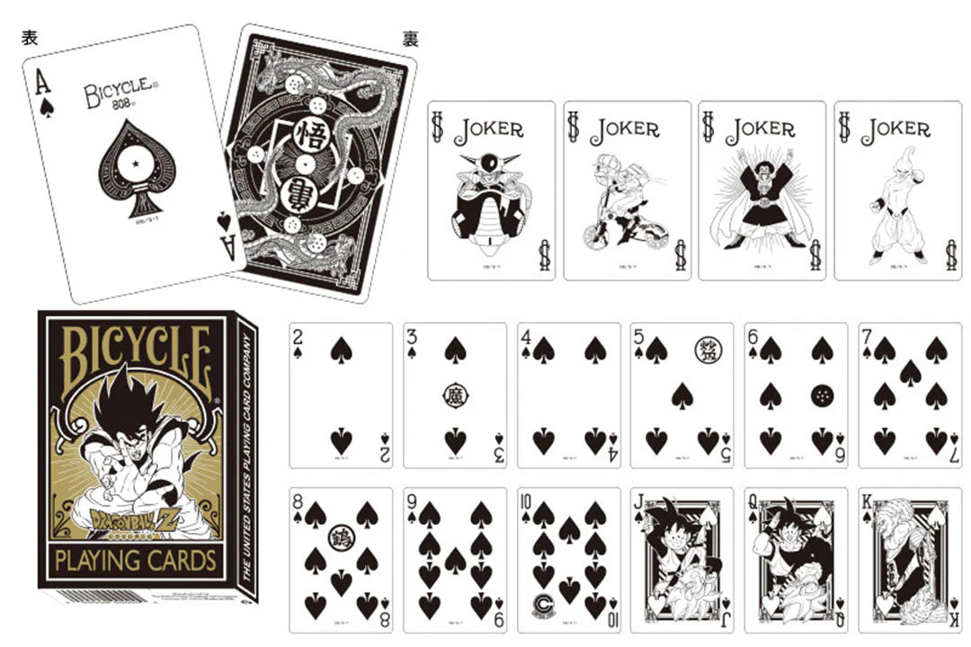 Bicycle Dragon Ball Z Playing Cards – The Cardpenter Bicycle Dragon Ball Z Playing Cards – The Cardpenter