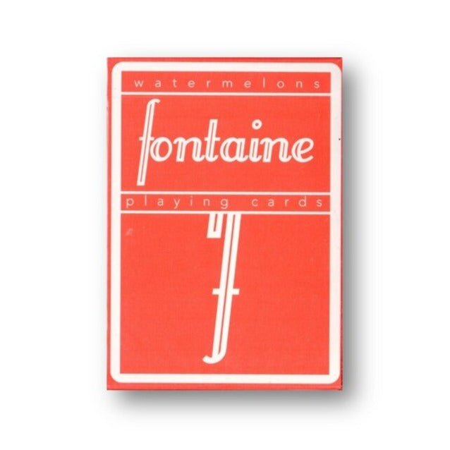 トランプ fontaine playing cards red Original Red Fontaine Playing Cards Premiere Edition - Smudged