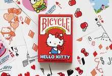 Load image into Gallery viewer, Bicycle Hello Kitty 50th Anniversary Playing Cards
