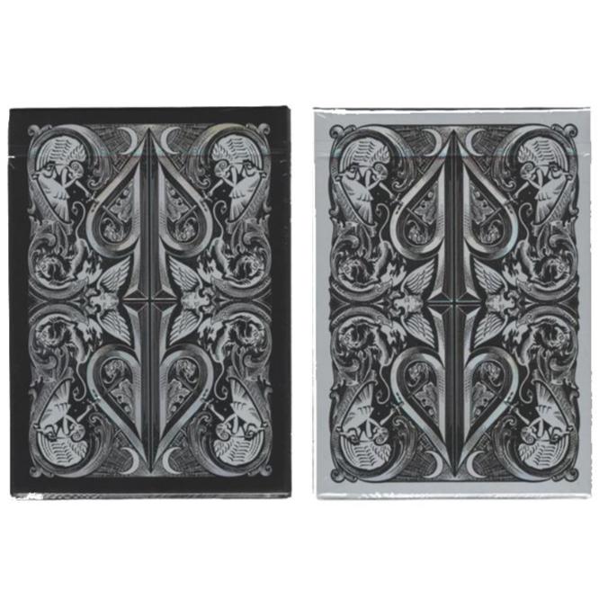 Split Spades Holographic Artist Proof Set Playing Cards