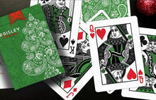 Load image into Gallery viewer, Paisley (Metallic Green Christmas Edition 2019) Playing Cards
