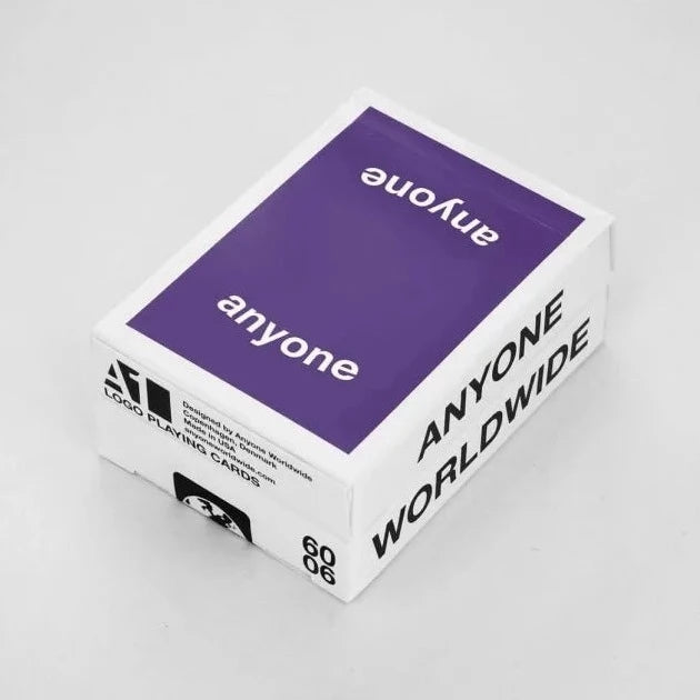 A1 Purple Logo Playing Cards