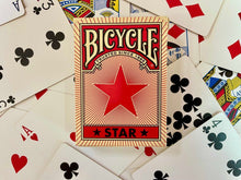 Load image into Gallery viewer, Bicycle Red Star Playing Cards
