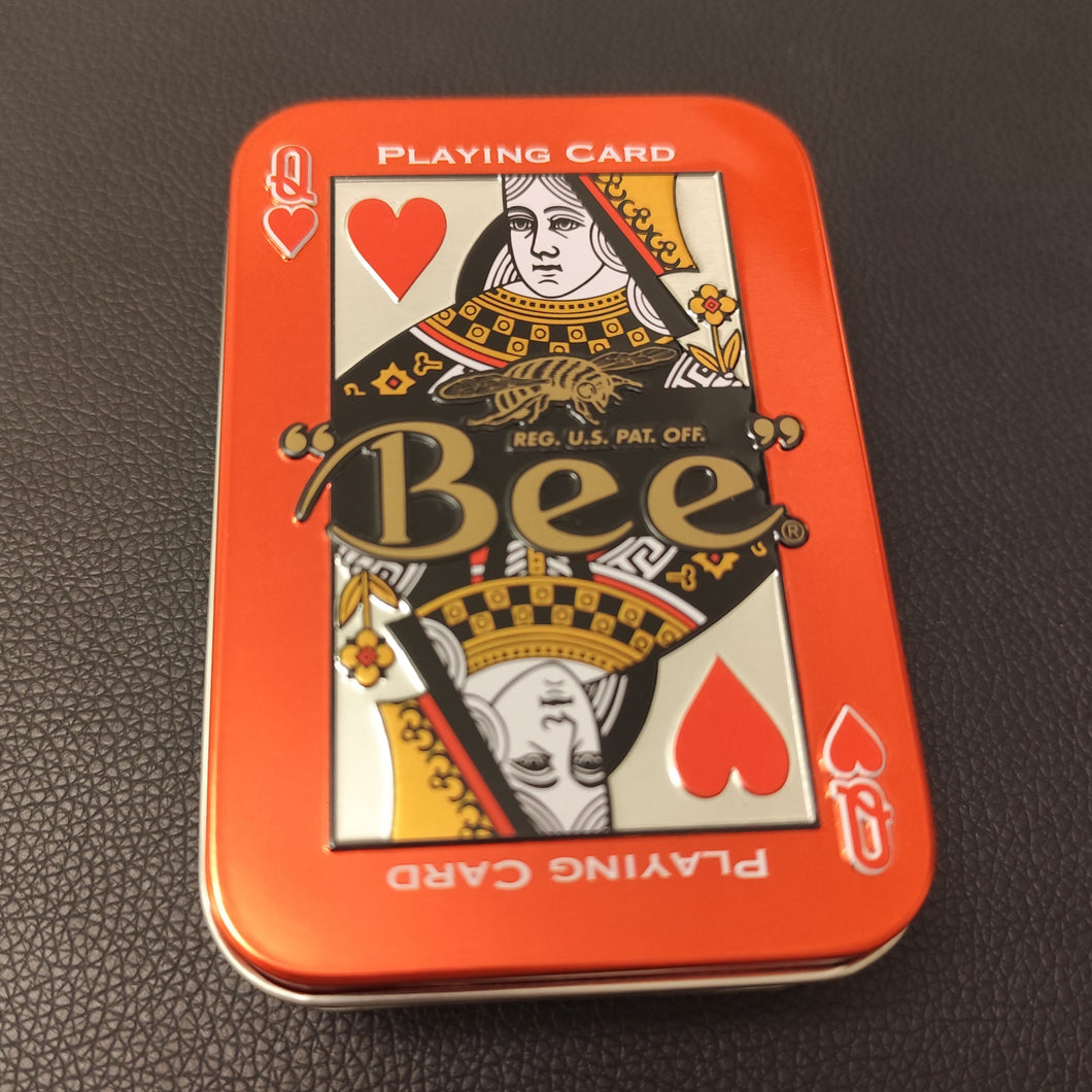 Bee Collectible Metal Tin Case