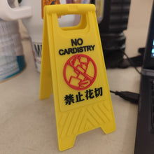 Load image into Gallery viewer, NO CARDISTRY Wet Floor Sign Phone Stand
