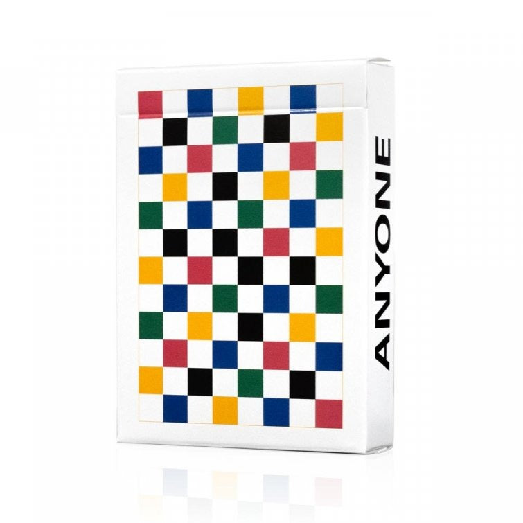 A1 Multi Colour Checkerboard Playing Cards