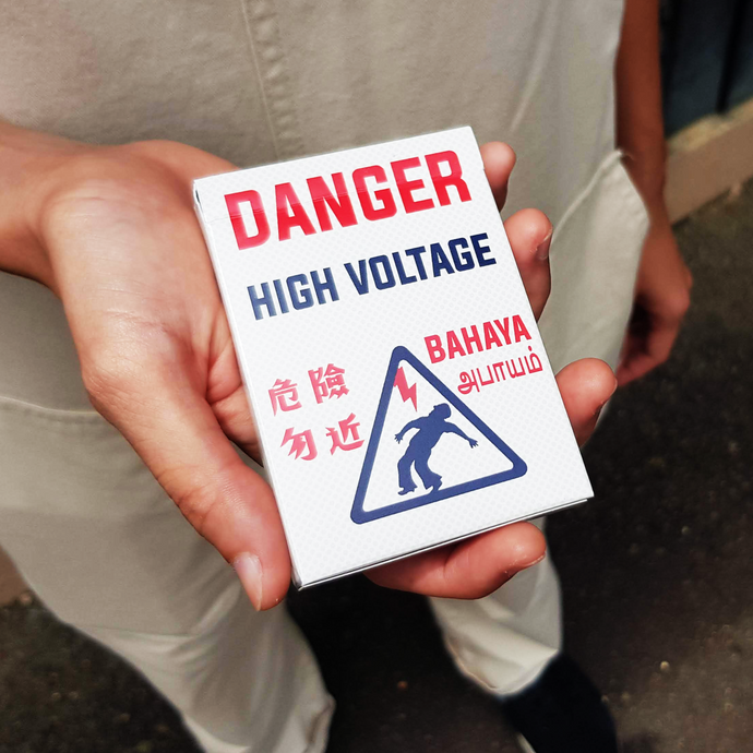 danger decks high voltage playing cards singapore
