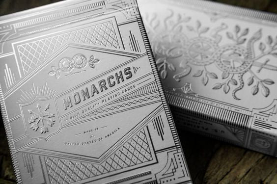 Silver Monarch Playing Cards – The Cardpenter