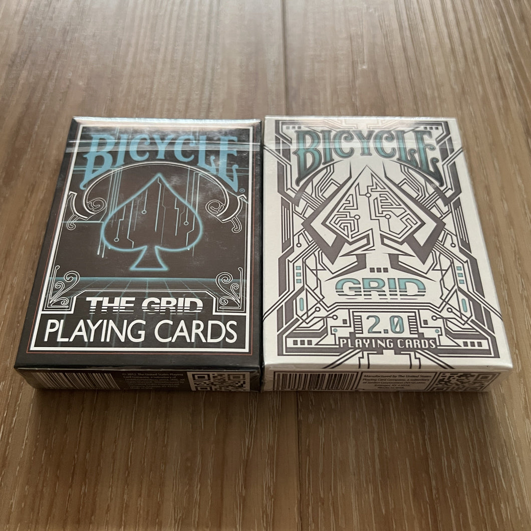 Bicycle Grid Playing Cards Set