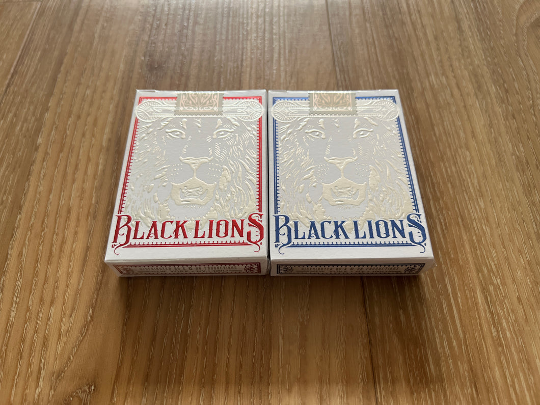 David Blaine Black Lions Playing Cards Set