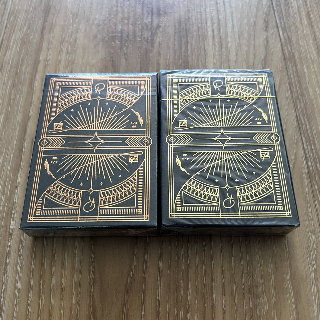 Gold and Copper Rarebits Playing Cards