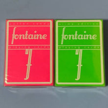 Load image into Gallery viewer, Slime Cotton Candy Fontaine Playing Cards Set
