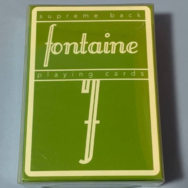Green Fontaine Playing Cards