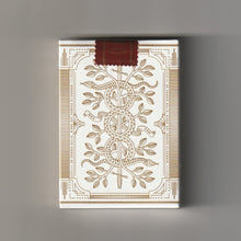 Load image into Gallery viewer, White Gold Monarch V2 Playing Cards

