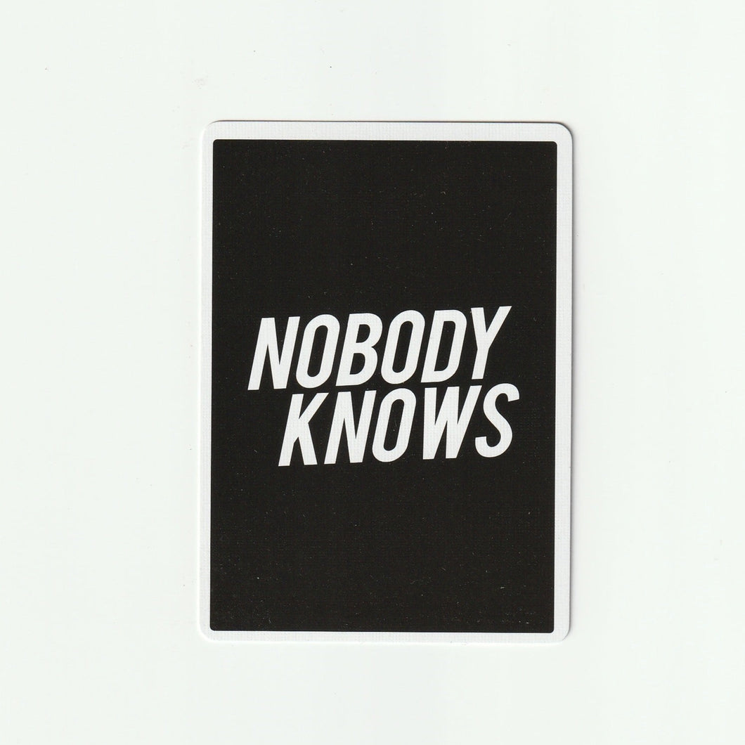 Nobody Knows Deck (Opened)