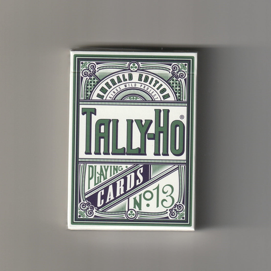 Tally Ho Emerald (Display) Playing Cards
