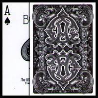 Load image into Gallery viewer, Baroque playing cards set (Black and white)
