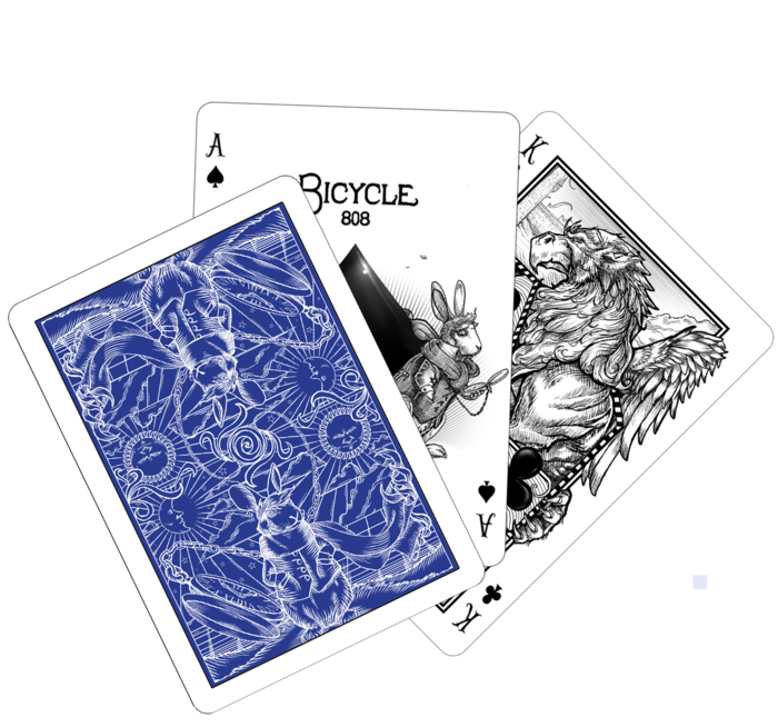 Bicycle White Rabbit (Blue edition) Playing Cards – The Cardpenter