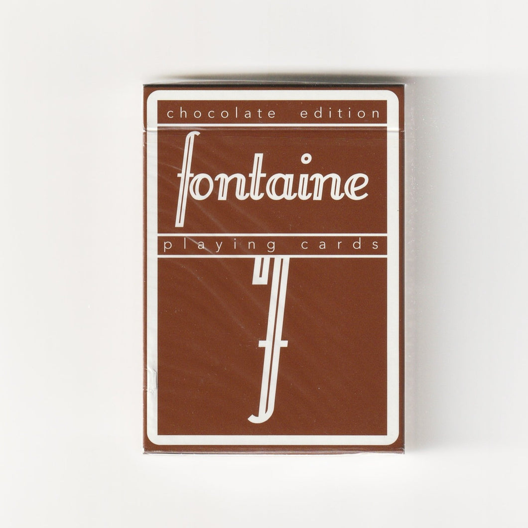 Chocolate Fontaine Playing Cards