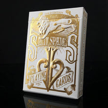 Load image into Gallery viewer, David Blaine Gold Split Spades Playing Cards
