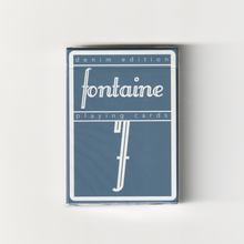 Load image into Gallery viewer, Denim Fontaine Playing Cards
