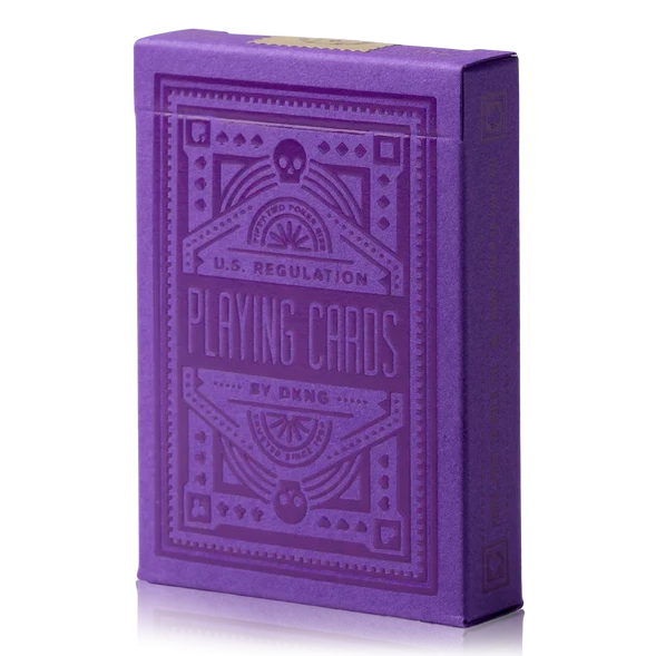 Purple Wheels Playing Cards