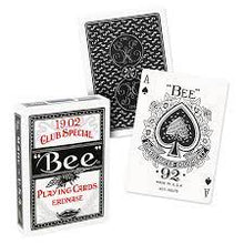 Load image into Gallery viewer, Erdnase 1902 Bee Black Acorn Back Playing Cards

