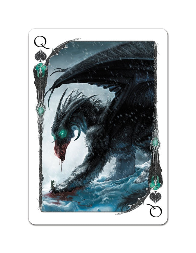 Dragon tome playing cards sale