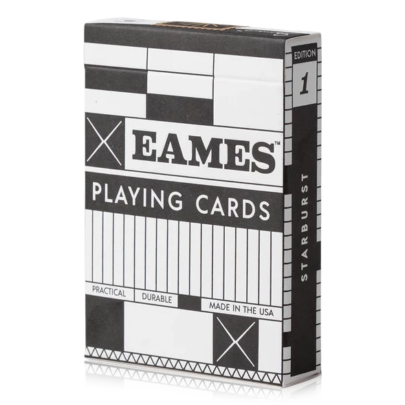 Black EAMES Playing Cards