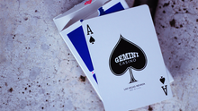 Load image into Gallery viewer, Gemini Royal Blue Casino Playing Cards
