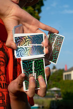 Load image into Gallery viewer, Holographic Spiral Fontaine Playing Cards
