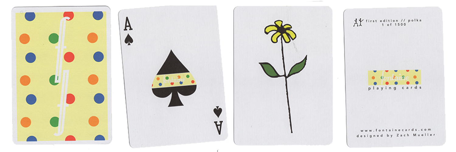 トランプ Fontaine Futures Polka Edition Polka Dots Fontaine Playing Cards – The Cardpenter