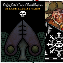 Load image into Gallery viewer, Pegleg Pete&#39;s Deck of Royal Rogues Playing Cards Set
