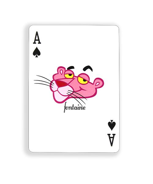 Pink Panther Fontaine Playing Cards – The Cardpenter