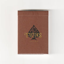 Load image into Gallery viewer, Tobacco Ace&#39;s Fulton Casino Vintage Back Playing Cards
