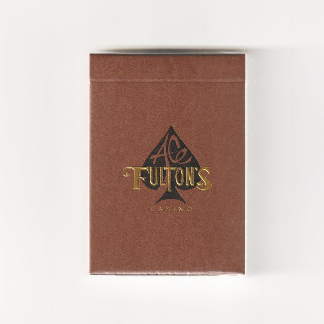 Tobacco Ace's Fulton Casino Vintage Back Playing Cards